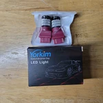 3157 Yorkim Led Flash Brake Light Bulb Red Tail Stop Strobe Blinking. Fixed Price $14.98.