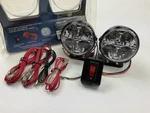 Pilot NV-2037W 3" Round 4 Led Accent Lights, White, W/ Wiring Harness & Switch. Fixed Price $31.45.