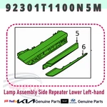 Genuine Side Repeater Lower Lamp Lh 92301T1100N5M For Hyundai Genesis G80. Fixed Price $135.81.