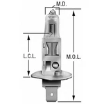 Headlight Bulb Wagner Lighting BP1210/H1. Fixed Price $8.23.