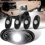 4 Pods White Rock Lights Ultra Bright Led Underglow IP68 Waterproof. Fixed Price $30.79.