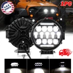 6'' Round Led Work Light Bar Spot Offroad Truck Suv Atv Driving Bumper Fog Pods. Fixed Price $33.89.