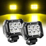 Nilight 4 Inch 18W Yellow Beam Led Pods (pair). Fixed Price $23.99.