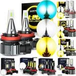 Auxito 2X H11 H8 Led Fog Light Driving Drl Bulbs Lamp Golden Yellow White 2000LM. Fixed Price $26.99.