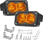 Amber Led Lights, 2PCS 3 Inch 40W Fog Flood Pods. Fixed Price $53.98.