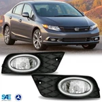 Fog Lights For 2012 Honda Civic 4 Door Sedan Clear Len Driving Bumper Lamps Pair. Fixed Price $66.99.