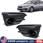 Left & Right Bumper Fog Light Cover Bezel Grille For Subaru Impreza 2017-2019. Fixed Price $31.57.