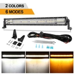 Auxbeam 30" 300W Led Work Light Bar Strobe Flash White&yellow Atv For Toyota 32". Fixed Price $123.99.