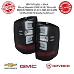 Spyder Led Tail Lights Black Clear For Chevy Silverado 1500 / Gmc Sierra 3500 Hd. Fixed Price $373.06.