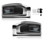 Clear Led Fog Lights Lamps + Chrome Bezels For 2015-2018 Gmc Yukon Xl. Fixed Price $95.71.