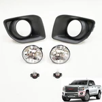 For 2015-2019 Canyon Fog Driving Light Kit Black Bezel Bulbs Clear Lens 5202. Fixed Price $48.97.