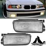 Pair Clear Fog Lights For 92-99 Bmw Series E36 M3 323I 325I Front Bumper Lamps. Fixed Price $38.99.