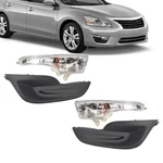 Fits 2013-2015 Nissan Altima Front Fog Light Lamp&cover Left+right Side Set 4PCS. Fixed Price $38.99.