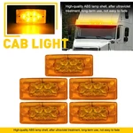 5PCS Amber Led Cab Roof Clearance Light For Freightliner Volvo Truck Trailer 12V. Fixed Price $35.14.