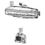 For Jeep Grand Cherokee 2021-2025 Front Fog Light. Fixed Price $128.86.