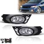 Fog Lights Assembly For 2009 2010 2011 Honda Civic Sedan Lamps Replacemen.... Fixed Price $67.00.