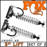 Fox Race 2.5 Coilover Front Reservoir Shocks 07-18 Silverado Sierra 1500 3" Lift. Fixed Price $1749.95.