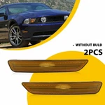 Front Bumper Reflector Side Marker Light Cover Amber 2010-14 Ford Mustang Ed. Fixed Price $14.24.