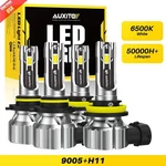 Auxito 9005 H11 Combo Led Headlight 100W 90000LM High/low Beam 6500K Bulbs Kit. Fixed Price $8.54.