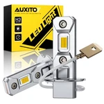 Auxito H3 Led Headlight 100W Fog Bulb 3000K Golden Yellow Drl Lamp 10000LM. Fixed Price $23.74.