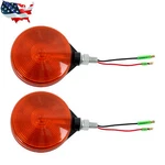 12V Warning Light Set Hazard Style For Kubota Tractor Red & Amber Lens Pcs. Fixed Price $31.32.