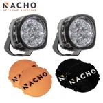 Arb Nacho Quatro 4" Spot Offroad Led Fog Lights Pair 120W Amber/black Covers. Fixed Price $549.99.