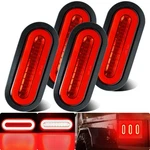 4PCS 6" Inch Oval Led Trailer Utility Halo Brake Stop Running Turn Signal Tai.... Fixed Price $78.33.