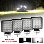 4PCS 240W Led Work Light Truck Offroad Tractor Flood Lamp 12V-24V Square 4INCH. Fixed Price $40.89.