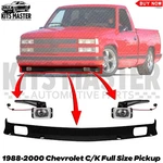 Front Bumper Lower Valance W/ Fog Light For 1988-2000 Chevy & Gmc C/k Series. Fixed Price $148.03.