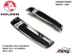 Fender Vent Surrounds Chrome For VF1 VF2 Holden Commodore Ssv SV6 2013 17. Fixed Price $143.35.