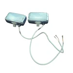71-89 Mercedes W106 W116 Bosch LE1203L Fog Lights Pair Black Housing Clear Lens. Fixed Price $159.99.