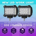 Ironwalls 4" Side Shooter Led Pods Spot Flood Light Bar For Jeep Wrangler. Fixed Price $42.99.