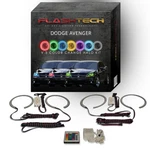 Rgb Angel Eye Led Halo Kit With Ir Remote For 2008-2015 Dodge Avenger Headlights. Fixed Price $139.30.