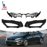 For 2011 2012 2013 Kia Optima Pair Front Bumper Fog Lights Bezels Set W/bulbs. Fixed Price $45.42.