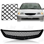 Jdm Type-r Style Black Mesh Abs Front Hood Grille Fit 01-03 Honda Civic. Fixed Price $17.50.