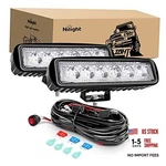 2PCS 18W Spot Led Work Lights Pods Fog + Wiring Harness. Fixed Price $38.52.