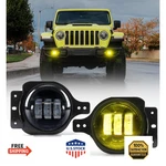 Xprite 4" 300% Bright Led Fog Lights For 2018-2025 Jeep Wrangler Jlu Jt. Fixed Price $101.71.