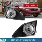 Fits 09-2010 Toyota Corolla Pair Clear Bumper Driving Fog Lights Lamps W/switch. Fixed Price $38.99.