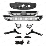 For Cr-v 2010 2011 Front Bumper Grille Radiator Cover +fog Light KIT+4 Bracket. Fixed Price $103.97.
