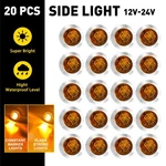 20X 3/4" Led Strobe+steady Marker Lights Amber Dual Function 12-24V Wrangler Ek. Fixed Price $29.44.