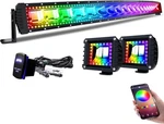 Lpteso Rgbw 52INCH Curved Led Light Bar, (red, Green, Blue). Fixed Price $263.24.