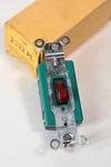 Hubbell 3032-PL, 30A Red Pilot Light Toggle Switch Double Pole. Fixed Price $45.00.