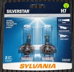 Sylvania Silverstar Headlight Bulbs Pair Set H7ST.BP2 New. Fixed Price $29.99.