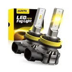 Auxito H11/H8/H16 Led Fog Light Bulbs Or Drl, 6000 Lumens 3000K Amber Yellow .... Fixed Price $34.39.