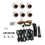 Kc Hilites For Cyclone V2 Led 6-LIGHT Rock Kit Amber Flood Beam. Fixed Price $371.99.