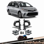 For Toyota Sienna 2018 2019 2020 Fog Lights W/chrome Bezel Kits Right&left Side. Fixed Price $49.70.