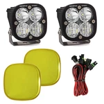 Baja Designs Squadron Sport Clear Driving-combo Led Lights W/ Amber Rock Guards. Fixed Price $269.85.