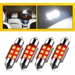 4X Auxito 41MM 578 211-2 212-2 Interior Led Bulb Dome Map Light 6000K Cool White. Fixed Price $11.99.