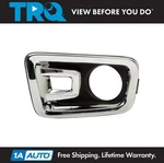 Trq Front Left Fog Light Bezel Chrome & Black Fits 17-19 Titan 16-19 Xd. Fixed Price $69.95.