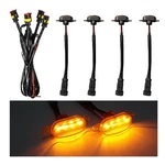 Dickno Car Grille Lights, Bright Amber Led Pcs, Black Yellow. Fixed Price $23.23.